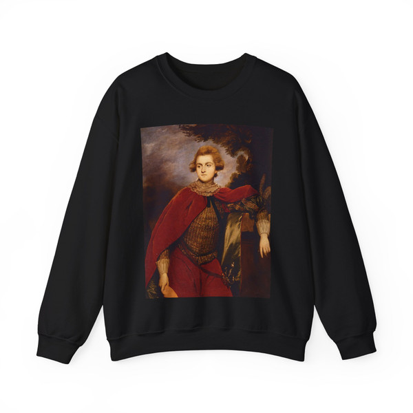 REYNOLDS, Sir Joshua - Portrait of Lord Robert Spencer (Artwork) Crewneck Sweatshirt