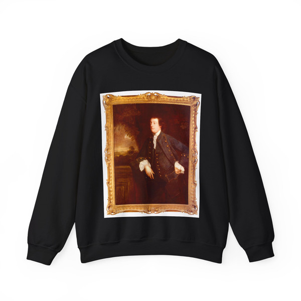 REYNOLDS, Sir Joshua - Portrait of Sir William Lowther 3rd_Bt (Artwork) Crewneck Sweatshirt