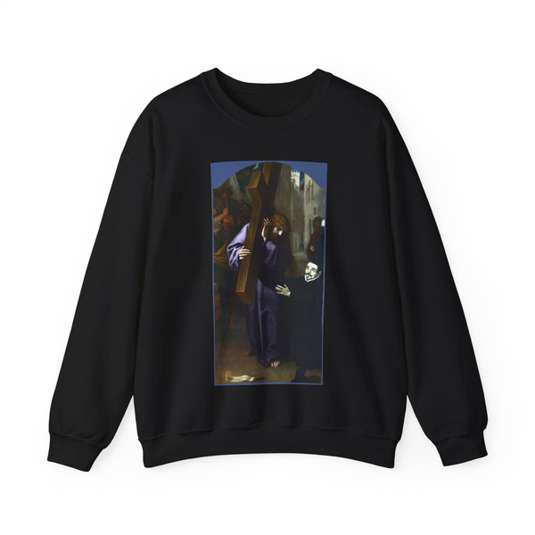 RIBALTA, Francisco - The Vision of Father Simon (Artwork) Crewneck Sweatshirt