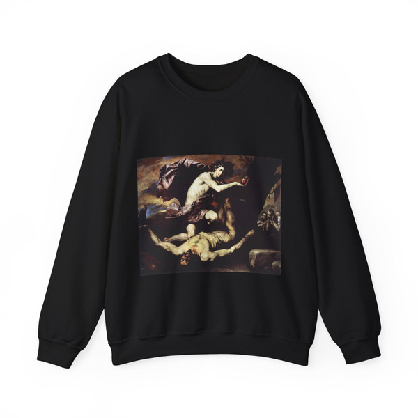 RIBERA, Jusepe de - Apollo and Marsyas (Artwork) Crewneck Sweatshirt