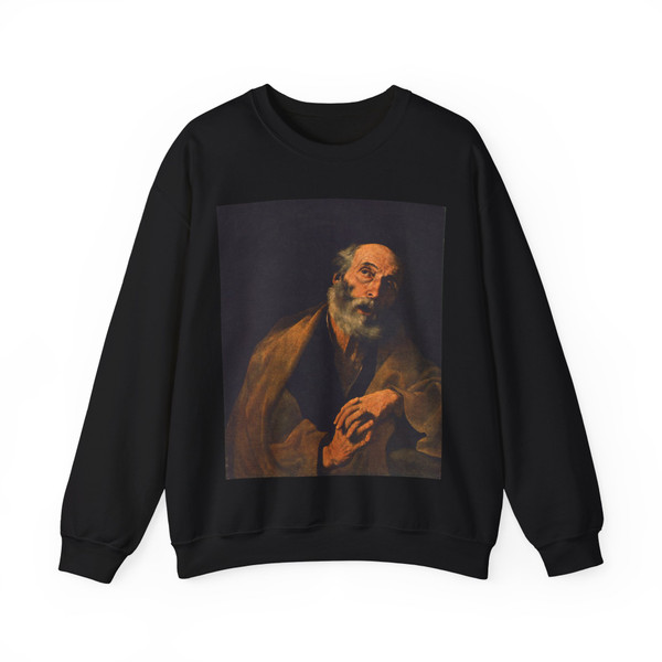RIBERA, Jusepe de - St Peter (Artwork) Crewneck Sweatshirt