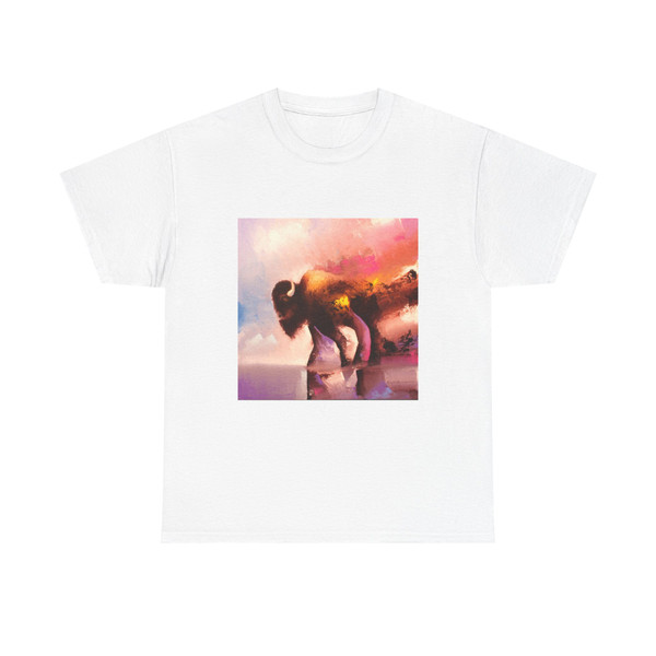 Tim Nevaquaya,-Buffalo-Thunder (Native Americans in Art) T-Shirt