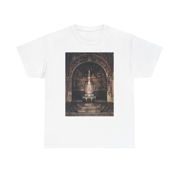 QUERCIA, Jacopo della - Baptismal font (Artwork) T-Shirt