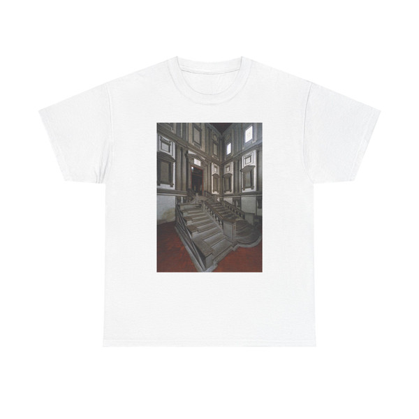 MICHELANGELO, Buonarroti -early- Laurentian Library2 (Artwork) T-Shirt