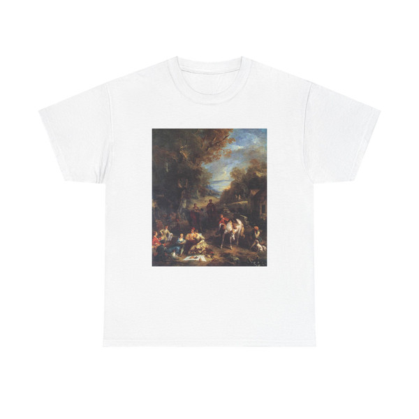 LEMOYNE, Francois - Hunting Picnic (Artwork) T-Shirt