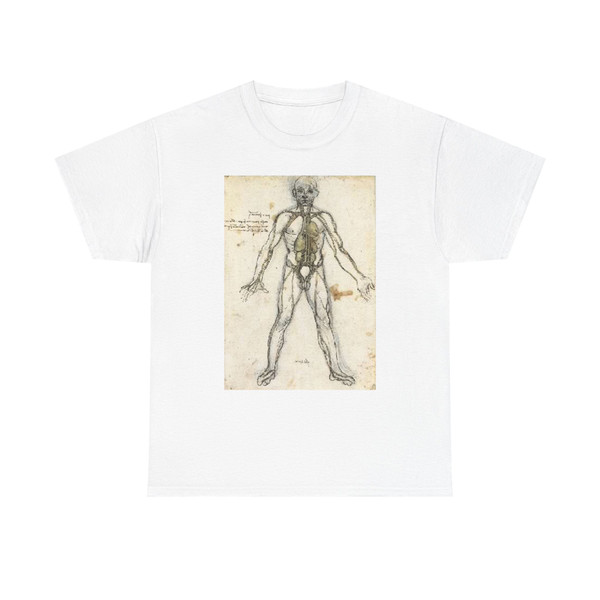 LEONARDO da Vinci - Heartlungsarteries (Artwork) T-Shirt