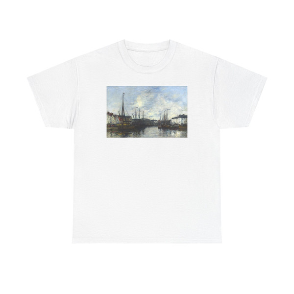 BOUDIN, Eugene - Brussels Harbour (Artwork) T-Shirt