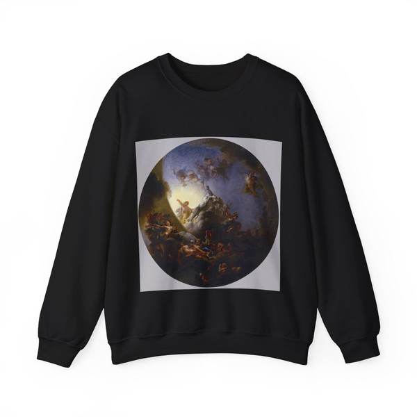 LA FOSSE, Charles de - Sunrise with the Chariot of Apollo (Artwork) Crewneck Sweatshirt