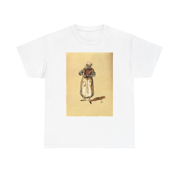 DAUMIER, Honore - La Concierge (Artwork) T-Shirt