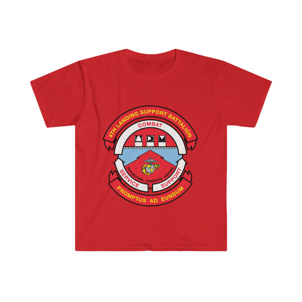 4th Landing Support Battalion Promptus Ad Eundum (USMC) Unisex T-Shirt