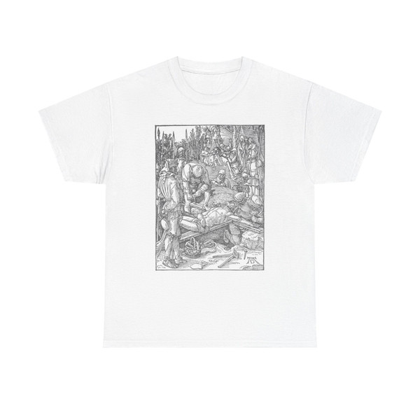 DURER, Albrecht - 23. Christ Being Nailed to the Cross (Artwork) T-Shirt