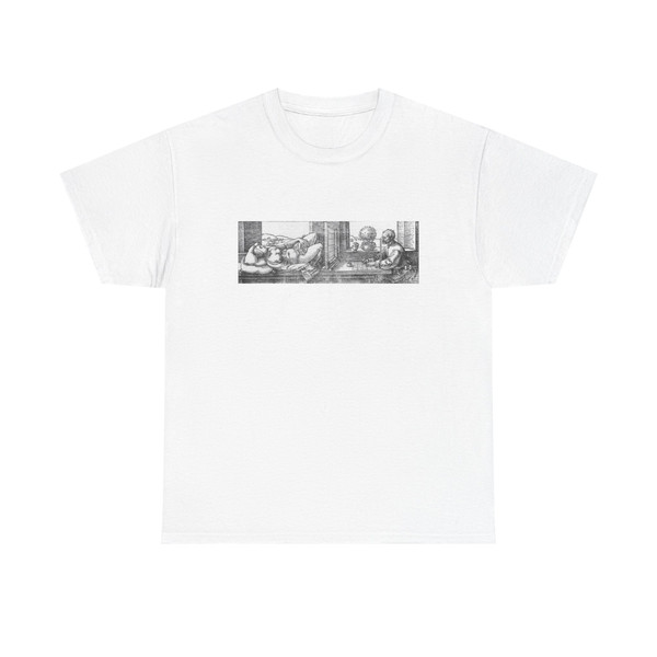 DURER, Albrecht - Draughtsman Drawing a Recumbent Woman (Artwork) T-Shirt