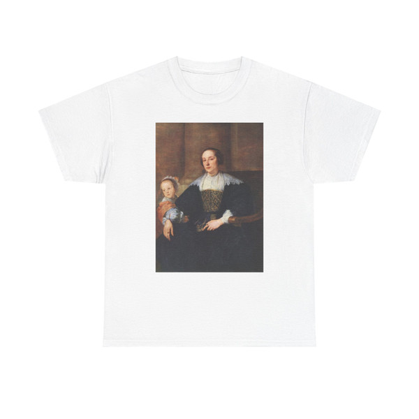 DYCK, Sir Anthony Van - The Wife and Daughter of Colyn de Nole (Artwork) T-Shirt