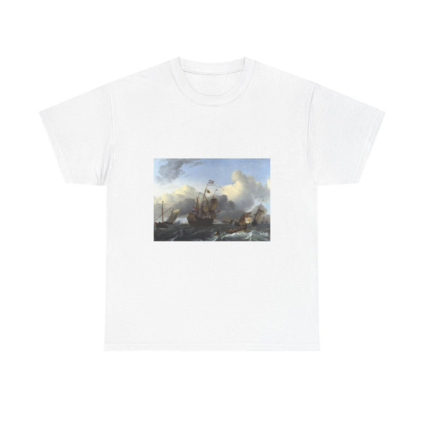 BACKHUYSEN, Ludolf - The Eendracht and a Fleet of Dutch Men-of-war (Artwork) T-Shirt
