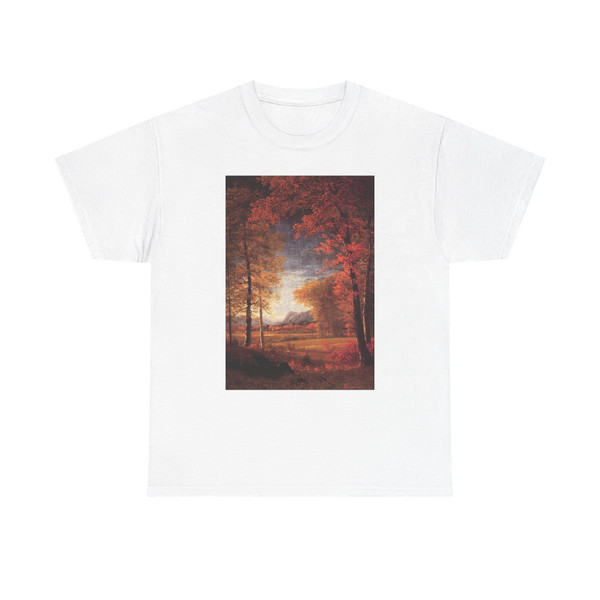 BIERSTADT, Albert - Autumn in America Oneida County New York (Artwork) T-Shirt