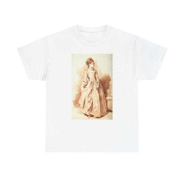 FRAGONARD, Jean-Honore - Young Woman Standing (Artwork) T-Shirt