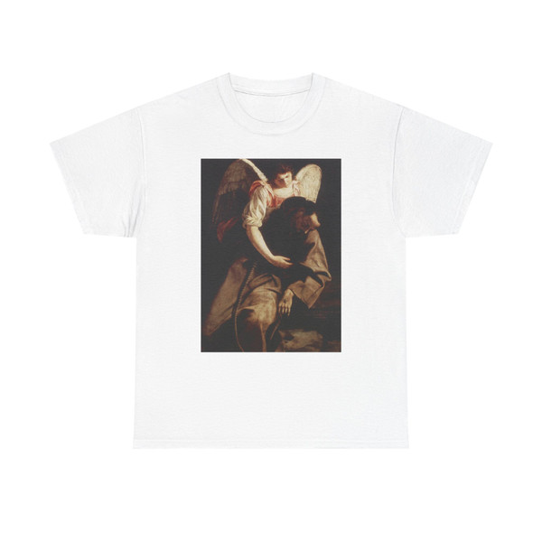 GENTILESCHI, Orazio - St Francis and the Angel (Artwork) T-Shirt