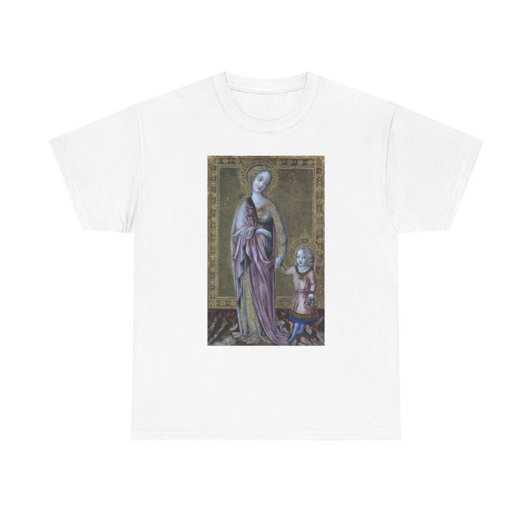 FRANCESCO di Giorgio Martini  -Saint Dorothy and the Infant Christ (Artwork) T-Shirt
