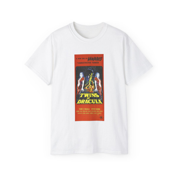 TWINS OF DRACULA 1971 Movie Poster - T-Shirt