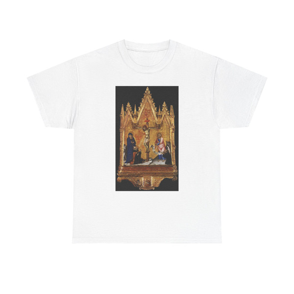 FRANCESCO di Vannucio - Crucifixion with Donor (Artwork) T-Shirt