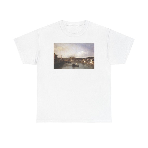 BELLOTTO, Bernardo - Italy - View of Verona and the River Adige from the Ponte Nuovo (Artwork) T-Shirt