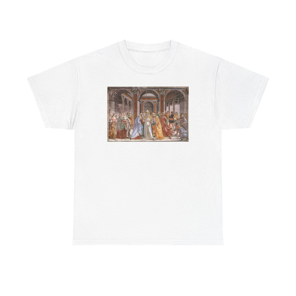 GHIRLANDAIO, Domenico -1.leftt wall- Marriage of Mary (Artwork) T-Shirt