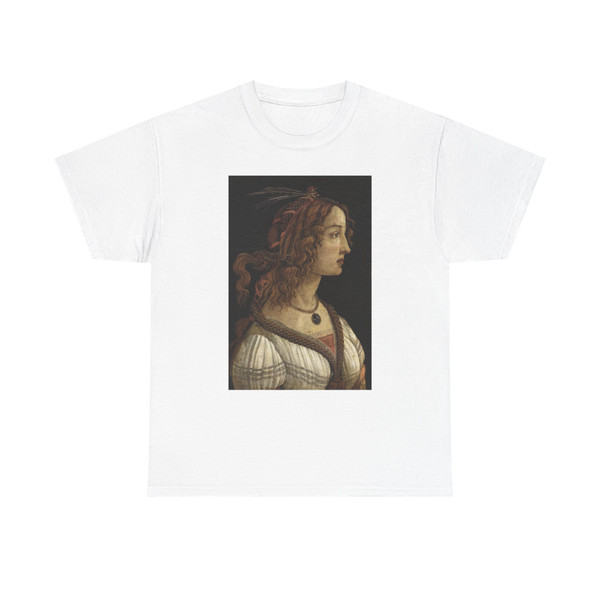 BOTTICELLI, Sandro - Portrait of a Young Woman2 (Artwork) T-Shirt