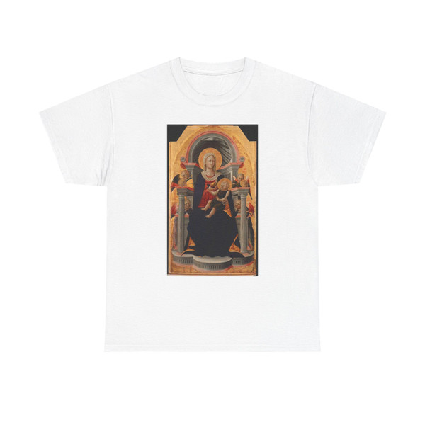 BICCI, Nero di - Virgin and Child Enthroned with Four Angels (Artwork) T-Shirt