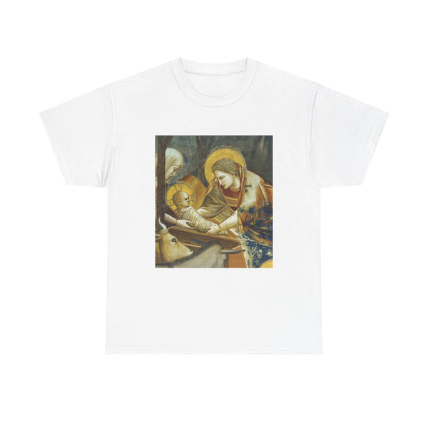 GIOTTO di Bondone - 1.Birth of Jesus (detail) (Artwork) T-Shirt