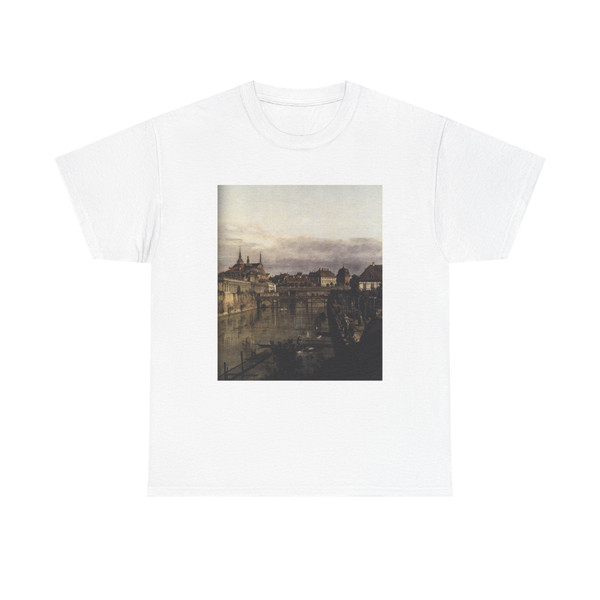 BELLOTTO, Bernardo - Dresden - The Moat of the Zwinger in Dresden (detail) (Artwork) T-Shirt