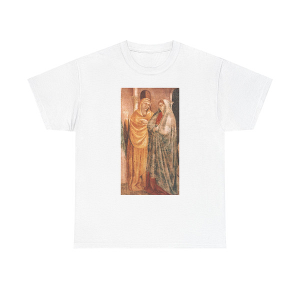 GIOTTO di Bondone - 1. Annunciation to Zacharias (detail) (Artwork) T-Shirt