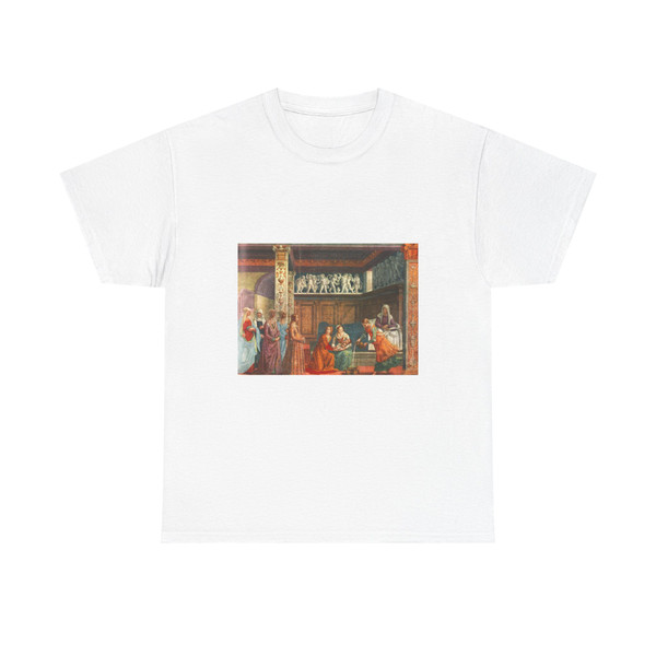 GHIRLANDAIO, Domenico - Birth of Mary (Artwork) T-Shirt