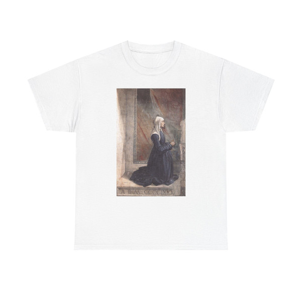 GHIRLANDAIO, Domenico - Portrait of the Donor Nera Corsi Sassetti (Artwork) T-Shirt