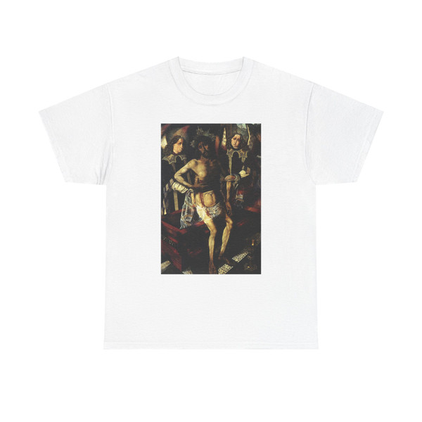 BERMEJO, Bartolome - Christ at the Tomb Supported by Two Angels (Artwork) T-Shirt