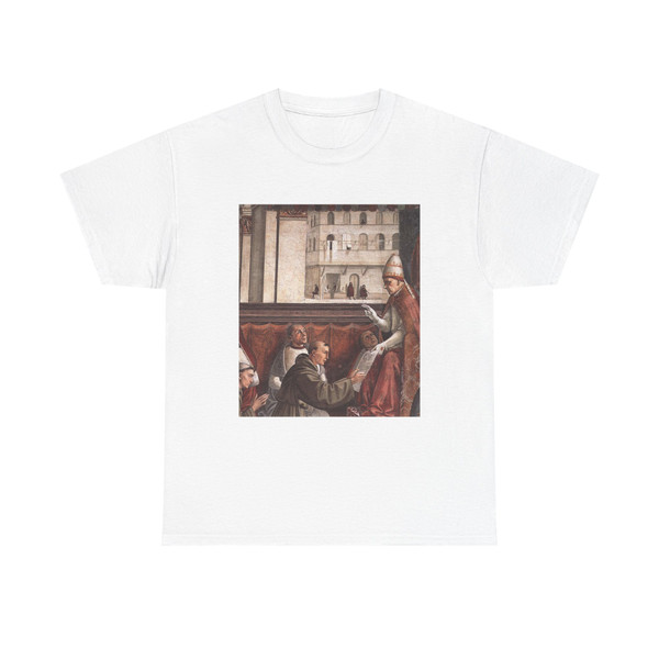 GHIRLANDAIO, Domenico -frescoes- Confirmation of the Rule (detail) (Artwork) T-Shirt