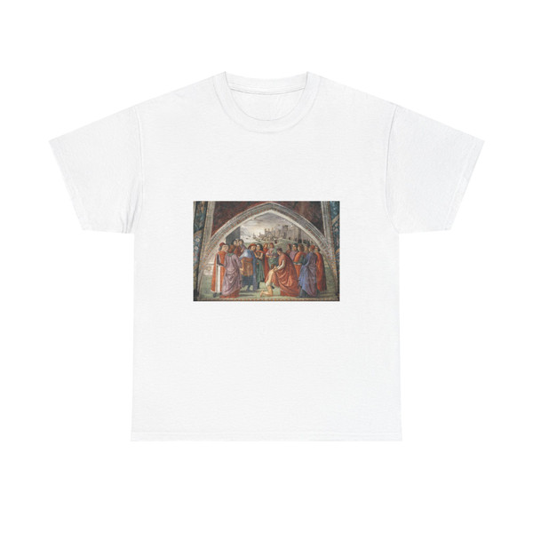 GHIRLANDAIO, Domenico -frescoes- Renunciation of Worldly Goods (Artwork) T-Shirt