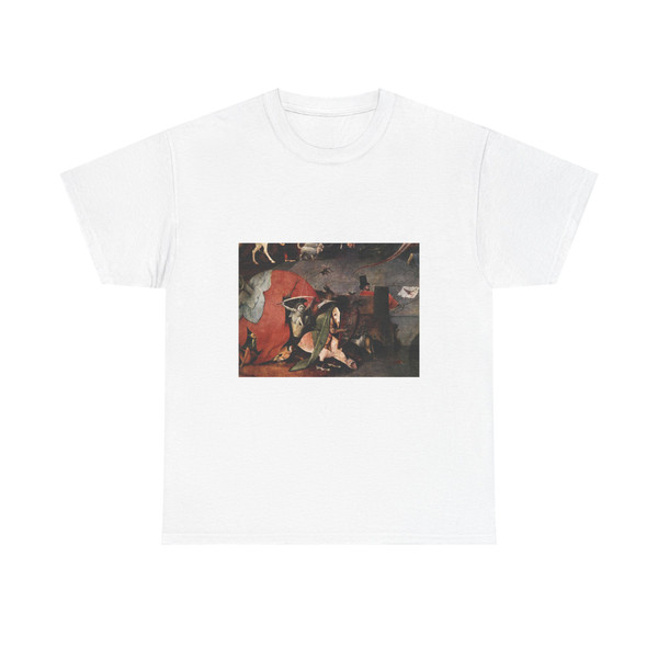 BOSCH, Hieronymus - Triptych of Temptation of St Anthony (detail)7 (Artwork) T-Shirt