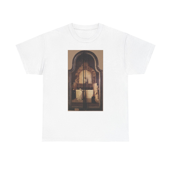 BOSCH, Hieronymus - Triptych of the Adoration of the Magi (closed) (Artwork) T-Shirt