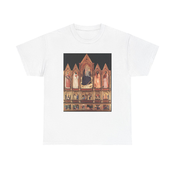 GIOVANNI da Milano - Polyptych with Madonna and Saints (Artwork) T-Shirt