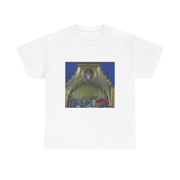 GIOVANNI d'Aalponte - Saints Raphael and Tobias - Roundel above Right Panel (Artwork) T-Shirt