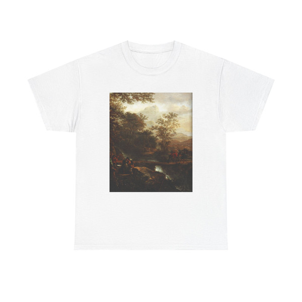 BOTH, Jan - Italian Landscape with Draughtsman (detail) (Artwork) T-Shirt