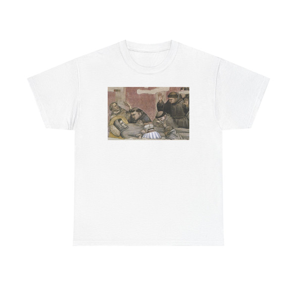 GIOTTO di Bondone - 4. Death and Ascension of St Francis (detail) (Artwork) T-Shirt