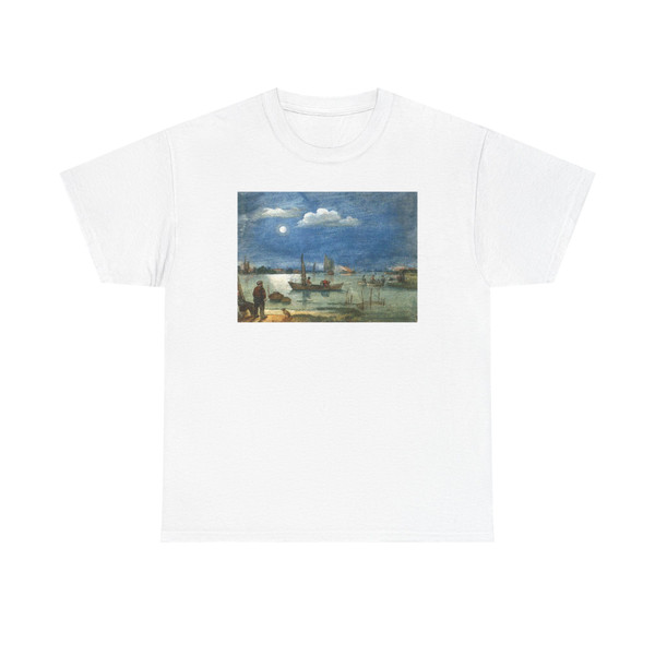 AVERCAMP, Hendrick - Fishermen by Moonlight (Artwork) T-Shirt