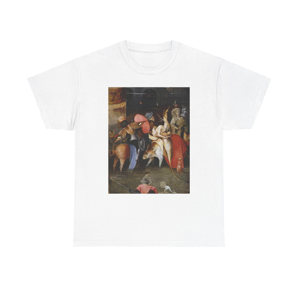 BOSCH, Hieronymus - Triptych of Temptation of St Anthony (detail)3 (Artwork) T-Shirt