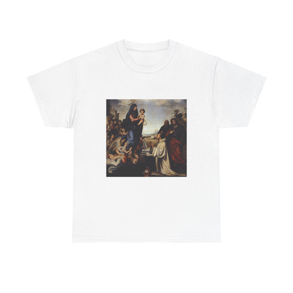 BARTOLOMEO, Fra - Vision of St Bernard with Sts Benedict and John the Evangelist (Artwork) T-Shirt