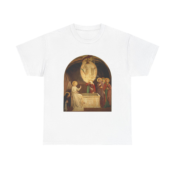 Fra Angelico Christ Resurrected and the Maries at the Tomb c (Artwork) T-Shirt
