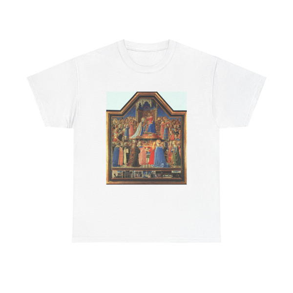 Fra Angelico Coronation of the Virgin Altarpiece from San (Artwork) T-Shirt