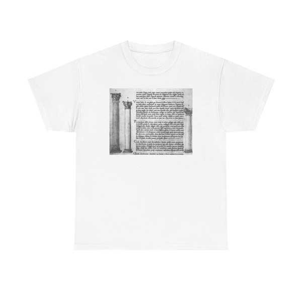 FILARETE - Page from the Trattato d'architettura (Artwork) T-Shirt