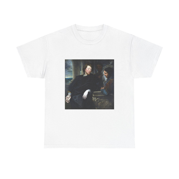 DYCK, Sir Anthony Van - Portrait of George Gage with Two Attendants (Artwork) T-Shirt