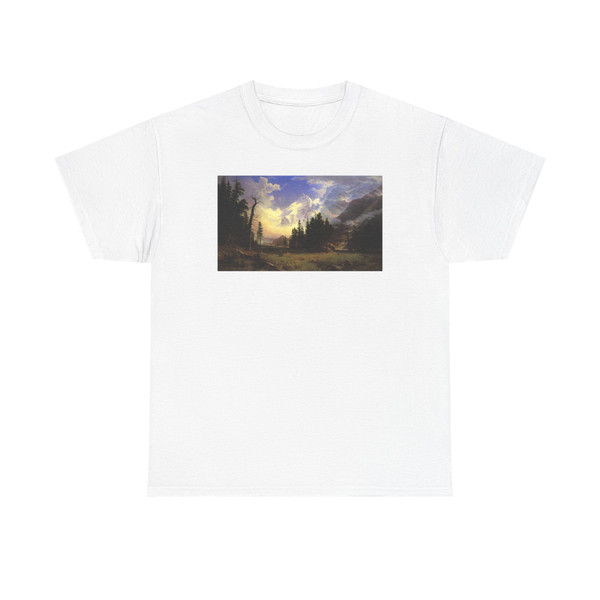 BIERSTADT, Albert - The Morteratsch Glacier Upper Engadine Valley Pontresina (Artwork) T-Shirt